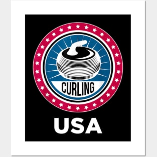 Curling USA Support the Team Posters and Art